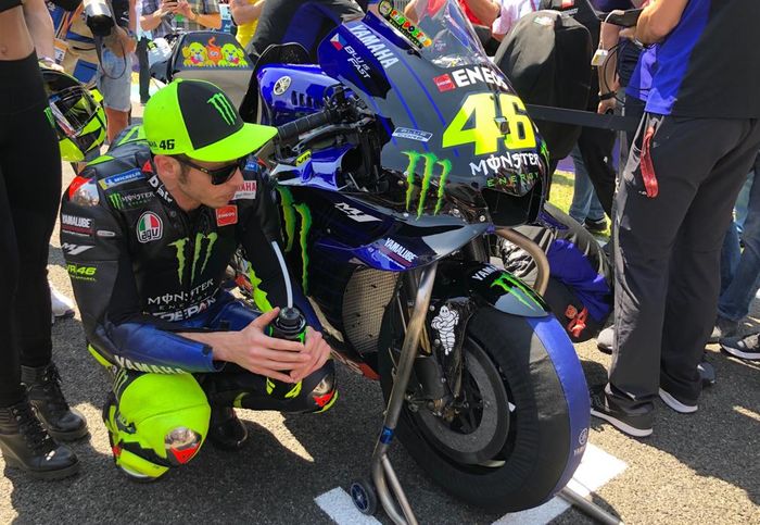 Valentino Rossi start dari posisi 13 MotoGP Spanyol, senang bisa masuk finish keenam