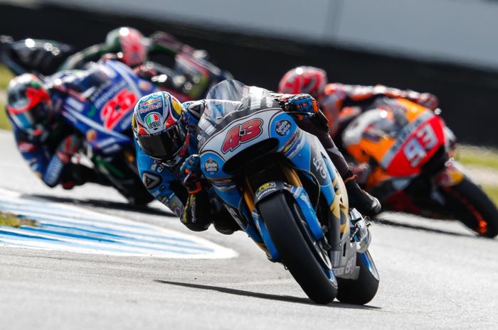 Jack Miller saat membalap di Australia sempat memimpin di depan pada lap awal