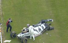 Jelang F1 70th Anniversary, FIA Benahi Sirkuit Silverstone, Tambah Crash Barrier di Tempat Daniil Kvyat Crash
