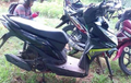 Nyesek, Parkir Motor Ditinggal Mancing, Roda Honda BeAT Digondol Maling