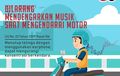 Gak Bisa Ditawar, Pakai Headset Saat Naik Motor Itu Berbahaya