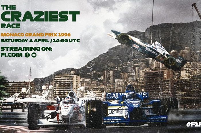 Formula 1 menyebut F1 Monako 1996 sebagai balapan paling gila saat membuat kilas balik balapan itu pada 2020