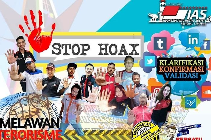 Kampanye anti hoaks Toyota Agya Club (TAC) Chapter Lampung