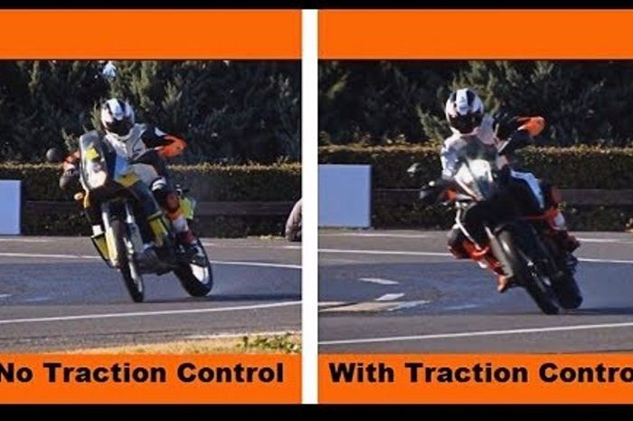 Perbandingan motor pakai traction control dan tanpa traction control