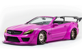 Mercedes-Benz SL55 Tampil Menor Pakai Body Kit Berkelir Full Pink