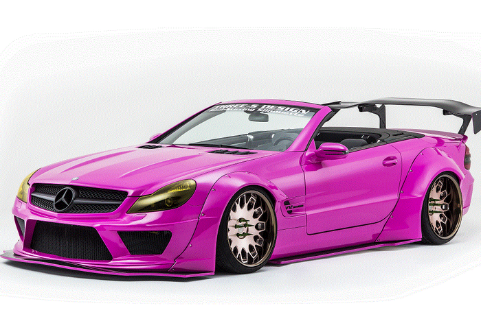 Mercedes-Benz SL55 ubahan dari Three S Design