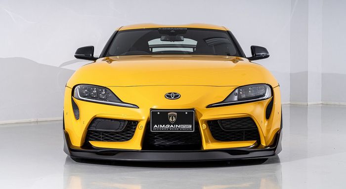 Tampilan depan Toyota Supra A90 hasil garapan Aimgain