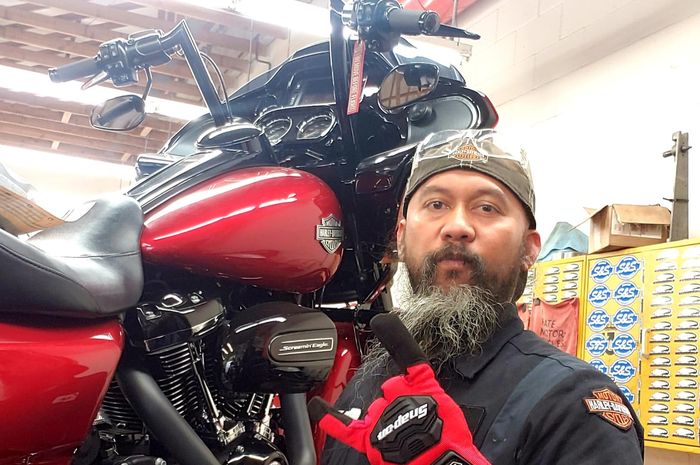 sosok Boyke Soerianata, Master Technician Harley-Davidson Motorcycle Company Amerika Serikat.