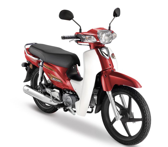 detail Honda EX5 35th Anniversary Euphoria Red Metallic  dengan pelek cast wheel