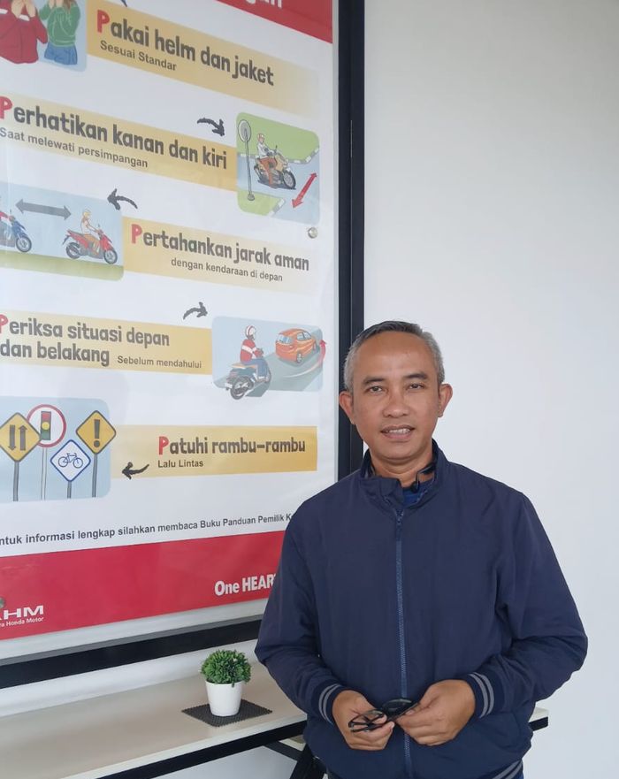 Ahmad Muhibbuddin, General Manager Corporate communication AHM, pertumbuhan penjualan motor di awal tahun 2026 didorong momen lebaran yang jatuh di bulan Maret