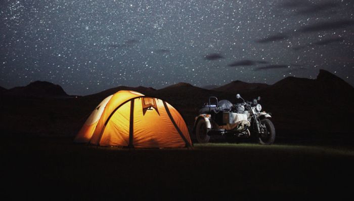 Langit malam di Mongolia