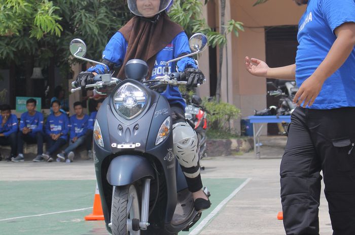 Ilustrasi gelaran safety riding sebelum pandemi Covid-19