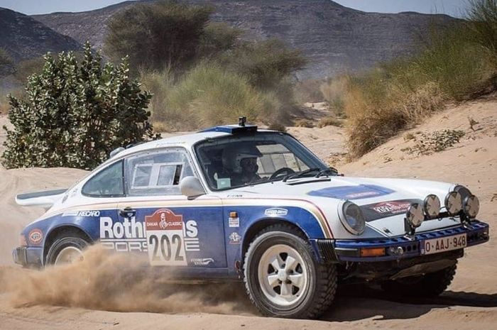 Nostalgia Porsche 953, mobil 4x4 berbodi sportscar sang juara Reli Paris-Dakar