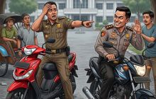 Anggota Satpol PP Medan Ditipu Pria Berseragam Perwira Polisi, Motor Lenyap Modal Kata Pinjam