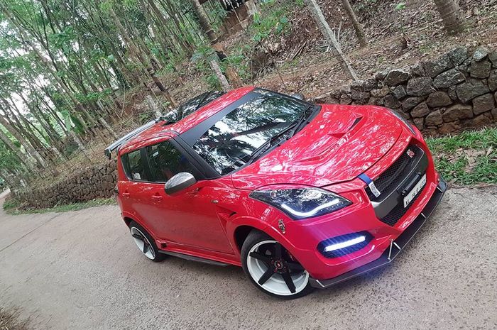 Suzuki Swift bergaya Nissan GT-R