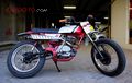 Honda GL100 Scrambler, Simpel dan Kental Nuansa Motor Lawas