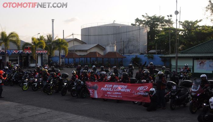 Bikers FDR Peduli Lombok