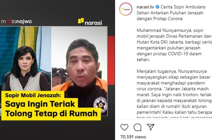 Pilu, Inilah Curhat Sopir Ambulance Sehari Antarkan Puluhan Jenazah Covid-19