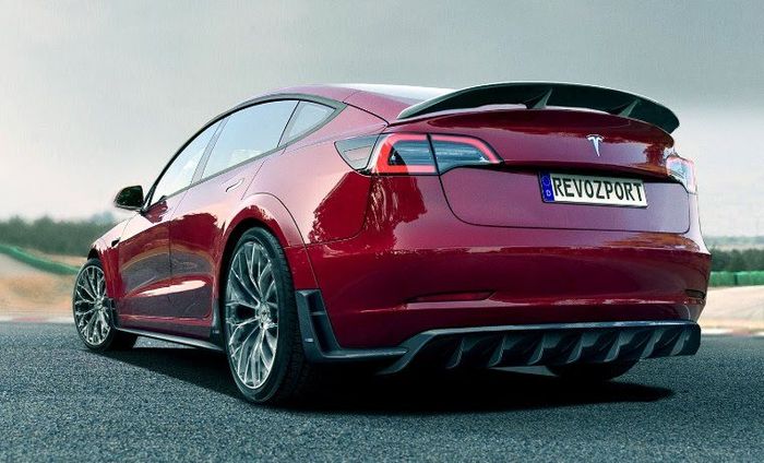 Buritan Tesla Model 3 garapan RevoZport Racing Technology