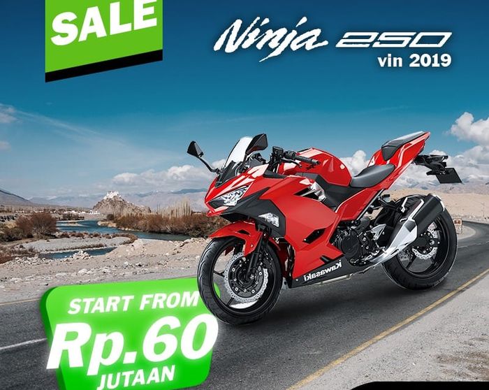 Promo Ninja 250 tipe standar di dealer Kawasaki Matahari