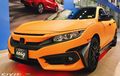 Honda Civic Turbo Tampil Ngejreng Pakai Wrapping Stiker Warna Oranye