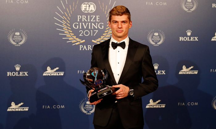 Pembalap tim Red Bull, Max Verstappen meraih penghargaan Personality of the Year dari FIA