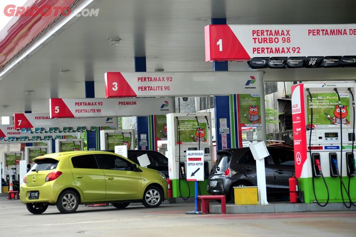 Ilustrasi SPBU Pertamina