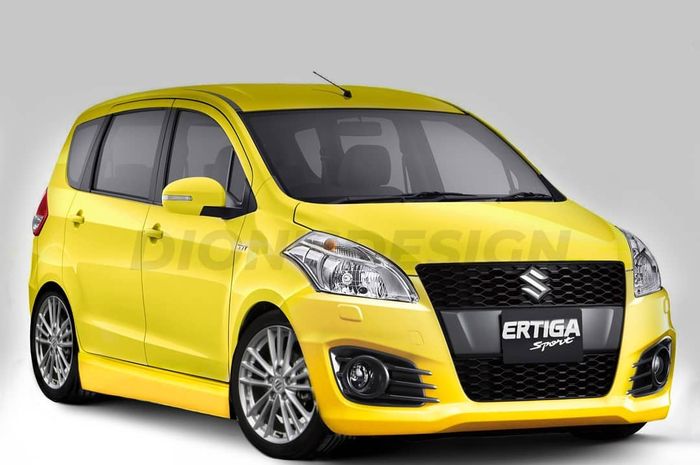 Modifikasi digital Suzuki Ertiga GX tahun 2013