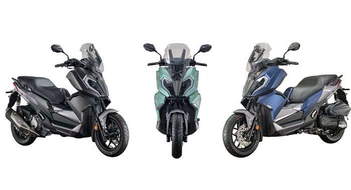 Thrust 125 punya pilihan warna abu-abu, hijau camo, dan biru.