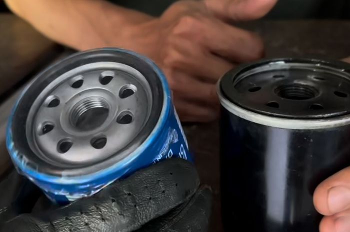 Filter oli Kijang Innova bagian drat dalam dan diameternya sama dengan filter udara H-D Sportster
