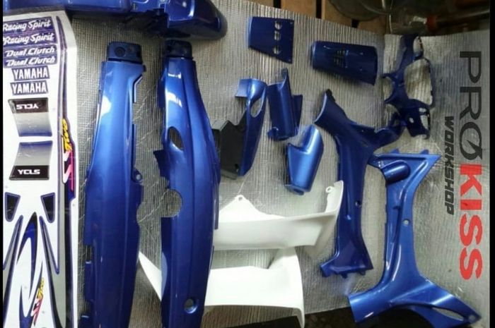 Ilustrasi body Yamaha SS Two atau Yamaha F1ZR, sekarang harganya tembus segini 