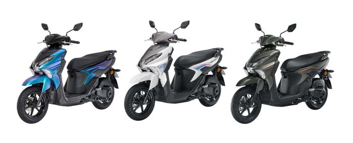 Tiga pilihan warna Yamaha Ego Gear Pro Hybrid
