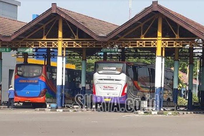 Kondisi Terminal Bunder, Kabupaten Gresik, Jawa Timur, Jumat (12/06/2020).