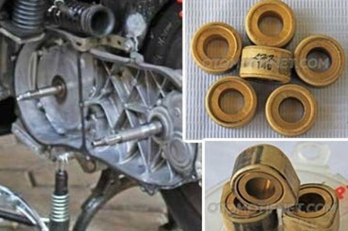 V-belt dan roller adalah komponen yang wajib dicek 