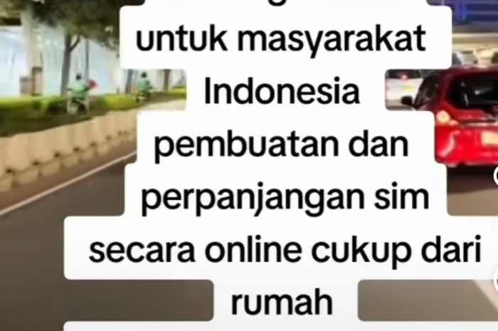 Narasi buat SIM bisa dari rumah