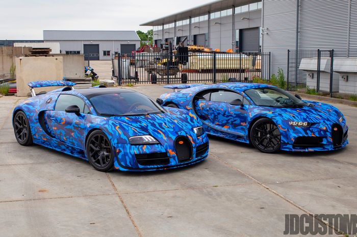 Modifikasi Bugatti Chiron dan Veyron