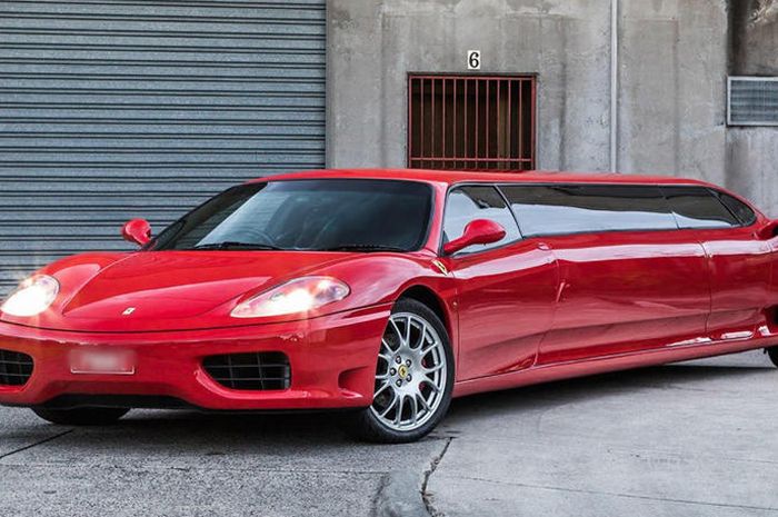 Modifikasi Ferrari 360 Modena jadi limusin