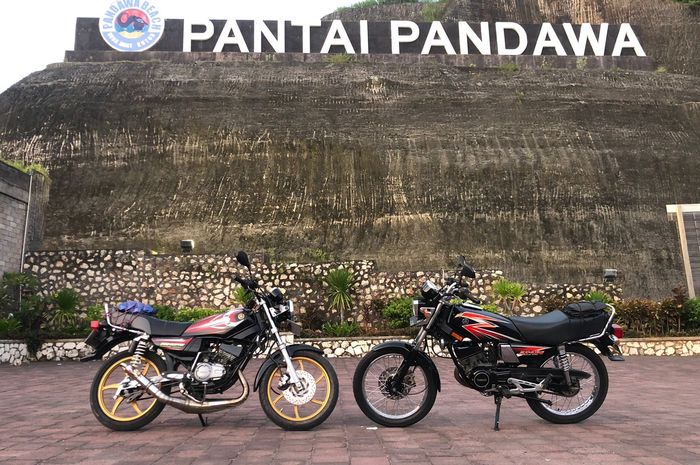 Yamaha RX-King pakai pelek VND Tri Star dijajal turing ke Bali