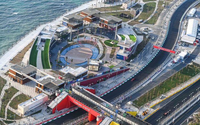 Salah satu bagian sirkuit Jeddah, tempat digelarnya balap F1 Arab Saudi 2021