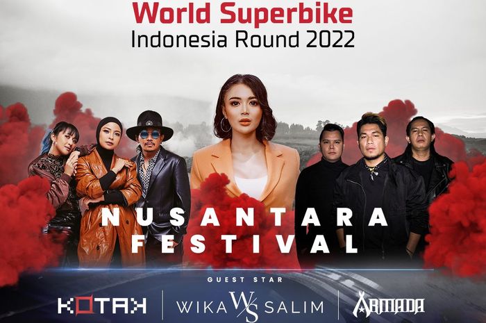 Ada pertunjukan musik gratis setelah balap WorldSBK Indonesia 2022 di Sirkuit Mandalika