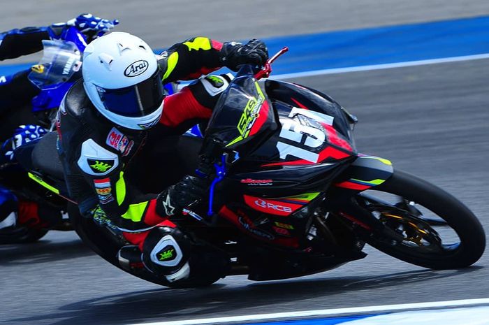 M. Robby Sakera saat berlaga di Chang International Sirkuit, atau biasa dikenal dengan Sirkuit Buriram