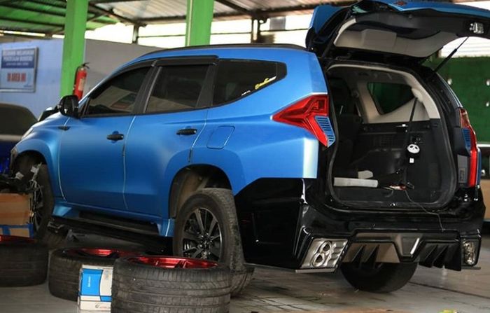 Buritan diubah dengan diffuser custom