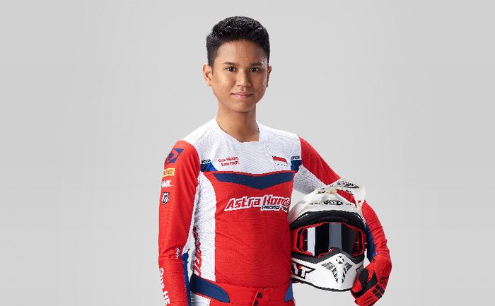 Delvintor Alfarizi, crosser dari Astra Honda Racing Team. 