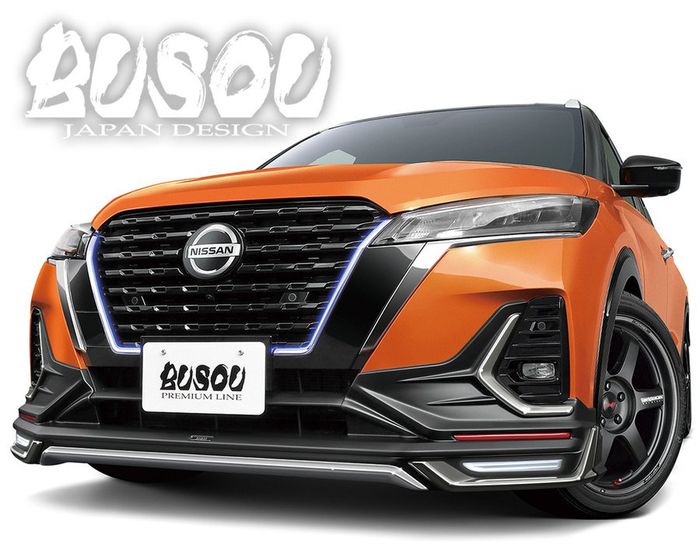 Tampilan depan modifikasi Nissan Kicks e-Power garapan Creare Busou