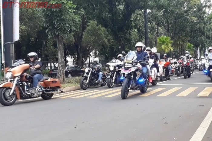 Polda Metro Jaya gelar touring lintas milenial 2019