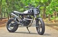 Modifikasi Yamaha Scorpio Z Scrambler, Menyenangkan Diri Sendiri