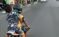 Video Bocah Viral Naik MiniGP Akhirnya Diantar Pulang Polisi