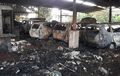 Berikut Enam Buah unit Mobil Yang Hangus Terbakar Akibat Kebakaran