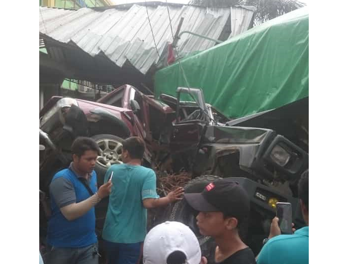 Kecelakaan maut di Bumiayu, Brebes, Senin (10/12/2018)