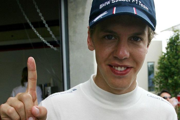 Sebastian Vettel pada usia 19 tahun saat meraih point pertama di balap F1 tahun 2007